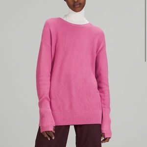 LULULEMON cashlu crossover back sweater